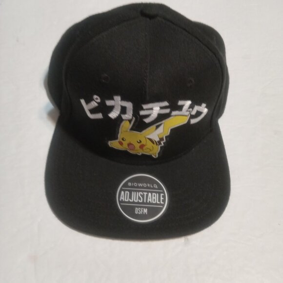 Bioworld Pikachu Pokemon Snapback Hat/Cap OSFM - Picture 2 of 8